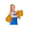 Guld pom poms, 2 stk