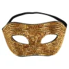 Guld rhinsten halvmaske