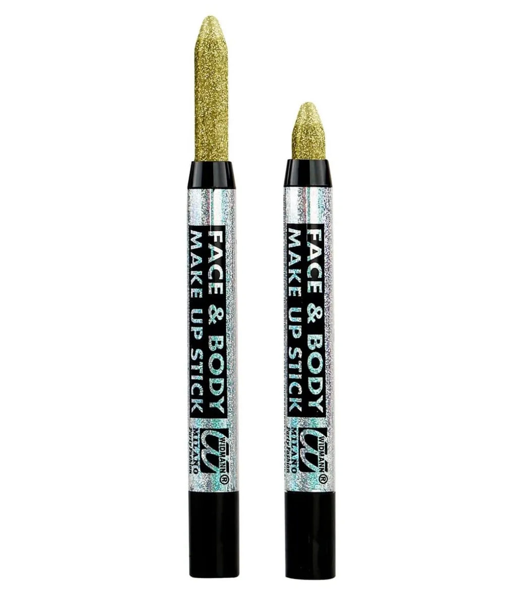 Guld sminkestift med glimmer