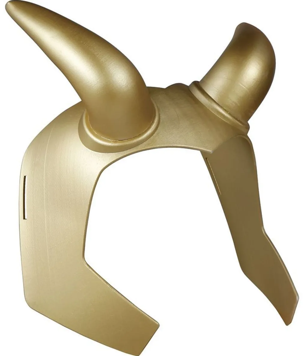 Gylden maske med horn