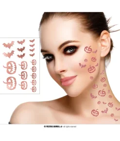 Halloween rosegold tatoveringer