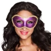 Halvmaske Gabriella lilla