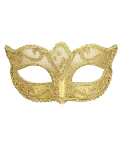 Halvmaske Venice Felina, guld