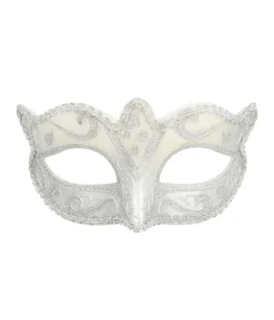 Halvmaske Venice Felina, sølv