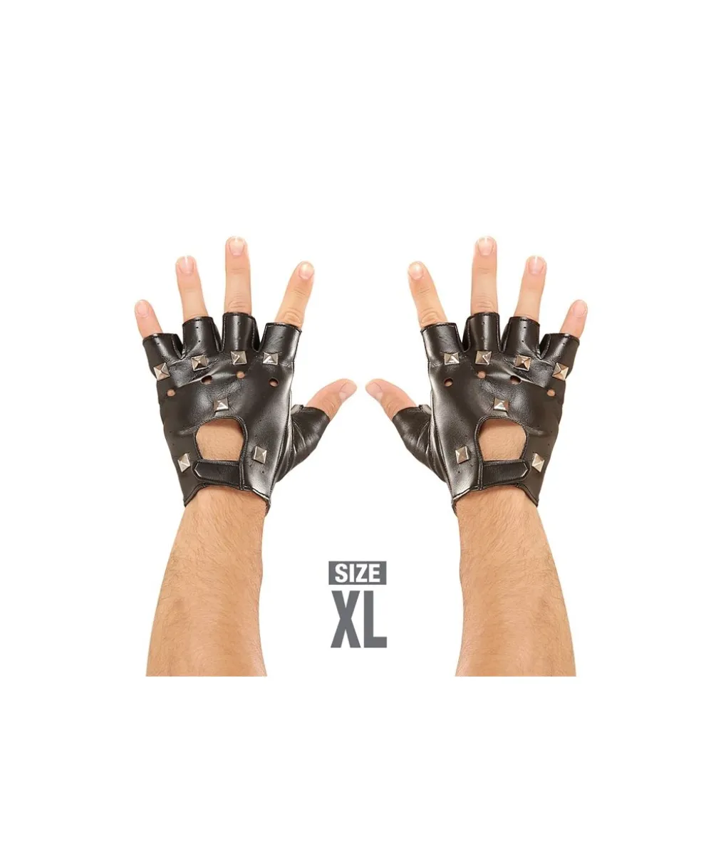 Handsker med nitter, XL