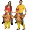 Hane piggy back kostume, voksen