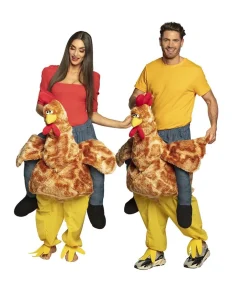Hane piggy back kostume, voksen