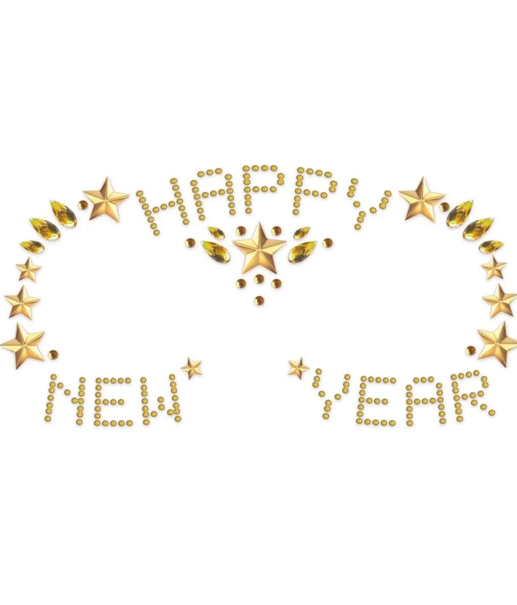 Happy New Year ansigtssten