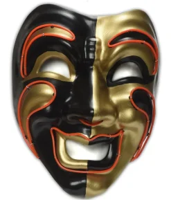 Harlekin nar LED maske