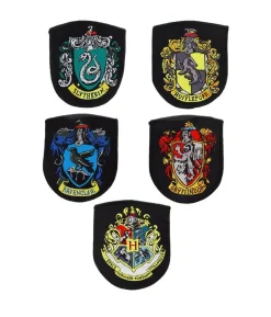 Harry Potter broderet emblemer, 5 stk