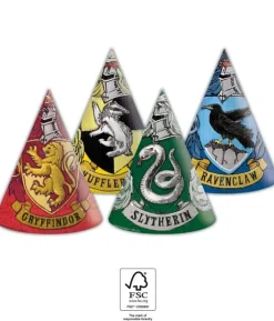 Harry Potter partyhatte, 6 stk.