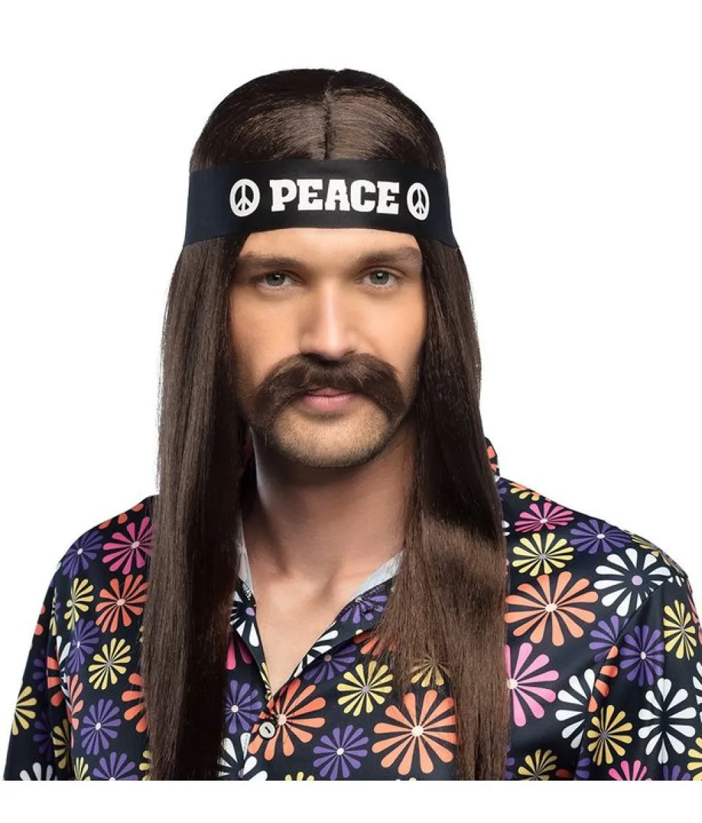 Hippie overskæg