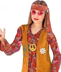 Hippie pige kostume