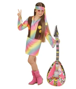 Hippie pige kostume