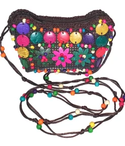Hippietaske med perler