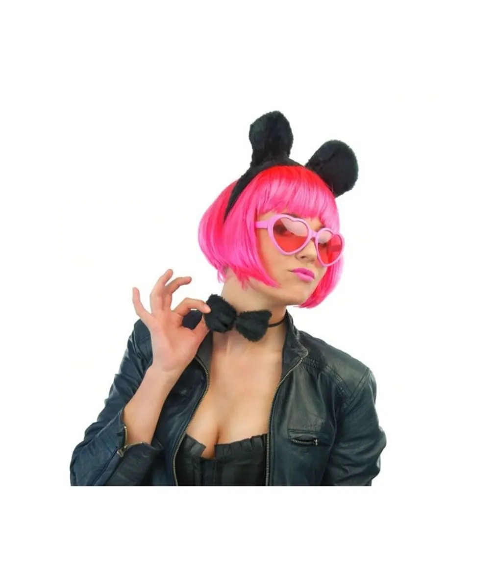 Hjerte briller pink