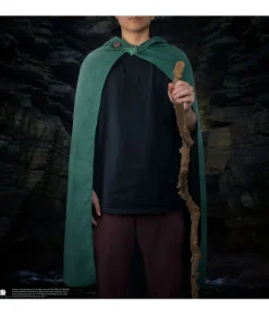 Hobbit kappe med broche