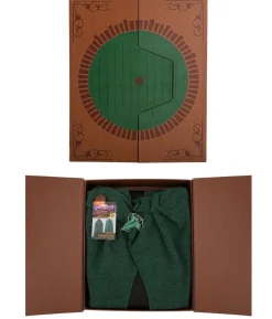 Hobbit kappe med broche