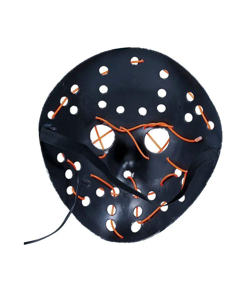 Hockey maske med LED lys