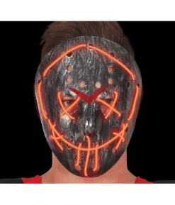 Hockey maske med LED lys