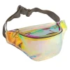 Holografisk 80er mavetaske