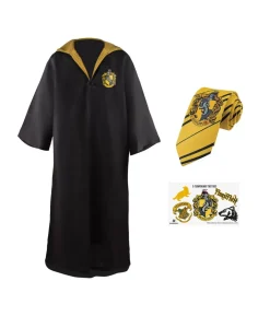 Hufflepuff kappe med slips