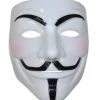 Hvid Anonymous maske