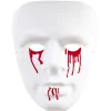 Hvid maske med blod