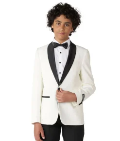 Hvid OppoSuit smoking, teen