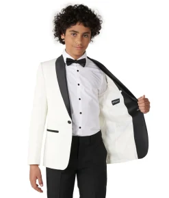 Hvid OppoSuit smoking, teen