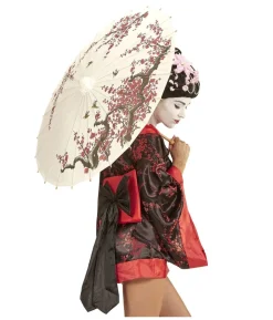 Hvid Orientalsk parasol