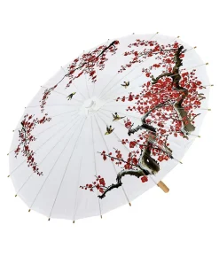 Hvid Orientalsk parasol