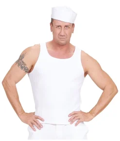 Hvid undertrøje