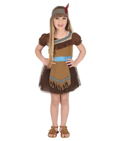 Indianer pige kostume