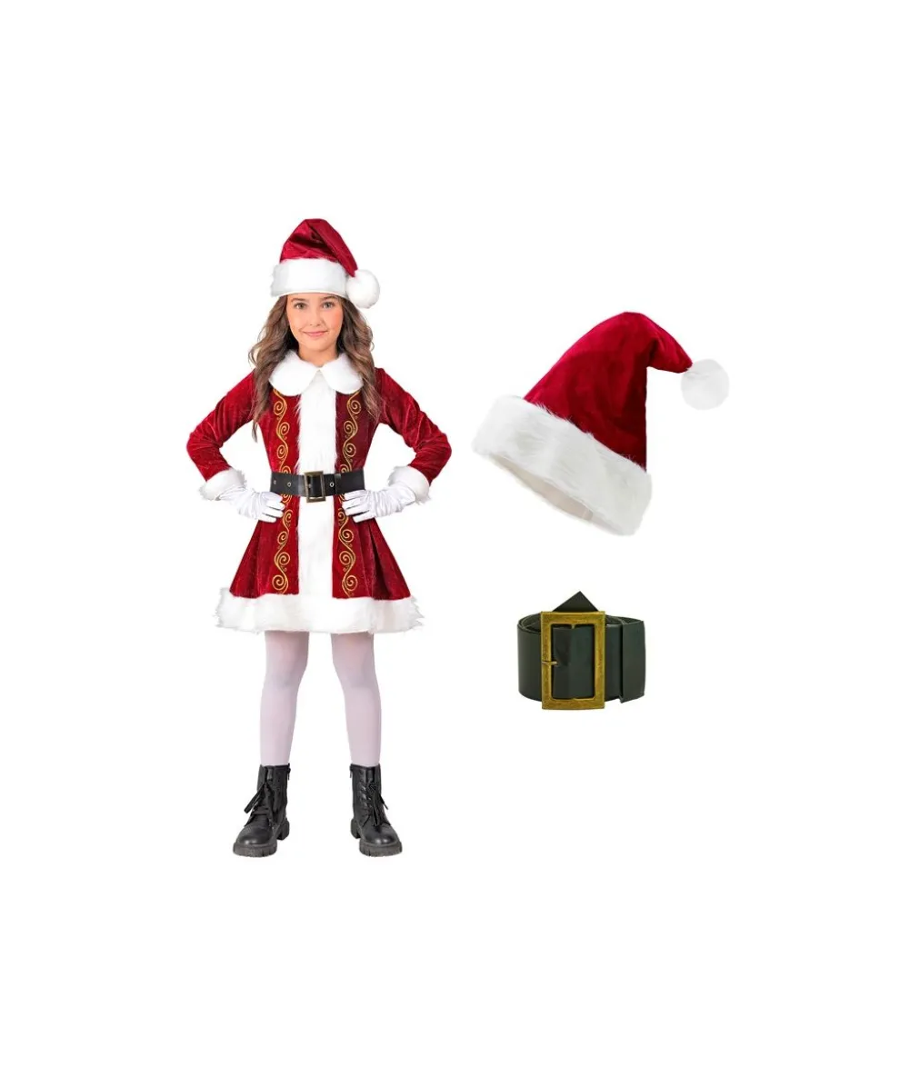Julepige kostume