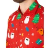 Juleskjorte Festivity Red