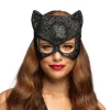 Katte maske med rhinsten