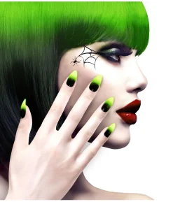 Kunstige negle Fade in Neon