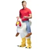 Kylling ride-on kostume