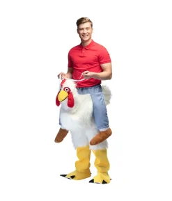 Kylling ride-on kostume