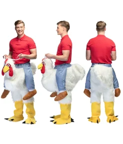 Kylling ride-on kostume