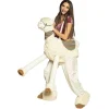 Lama piggy back kostume, voksen