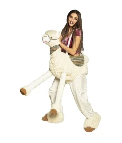 Lama piggy back kostume, voksen