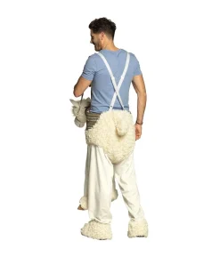 Lama piggy back kostume, voksen