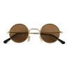 Lennon brille, brun
