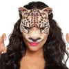 Leopard halvmaske