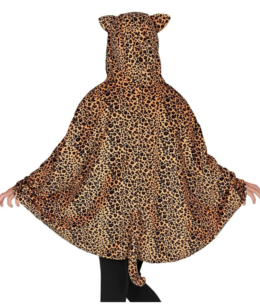 Leopard poncho