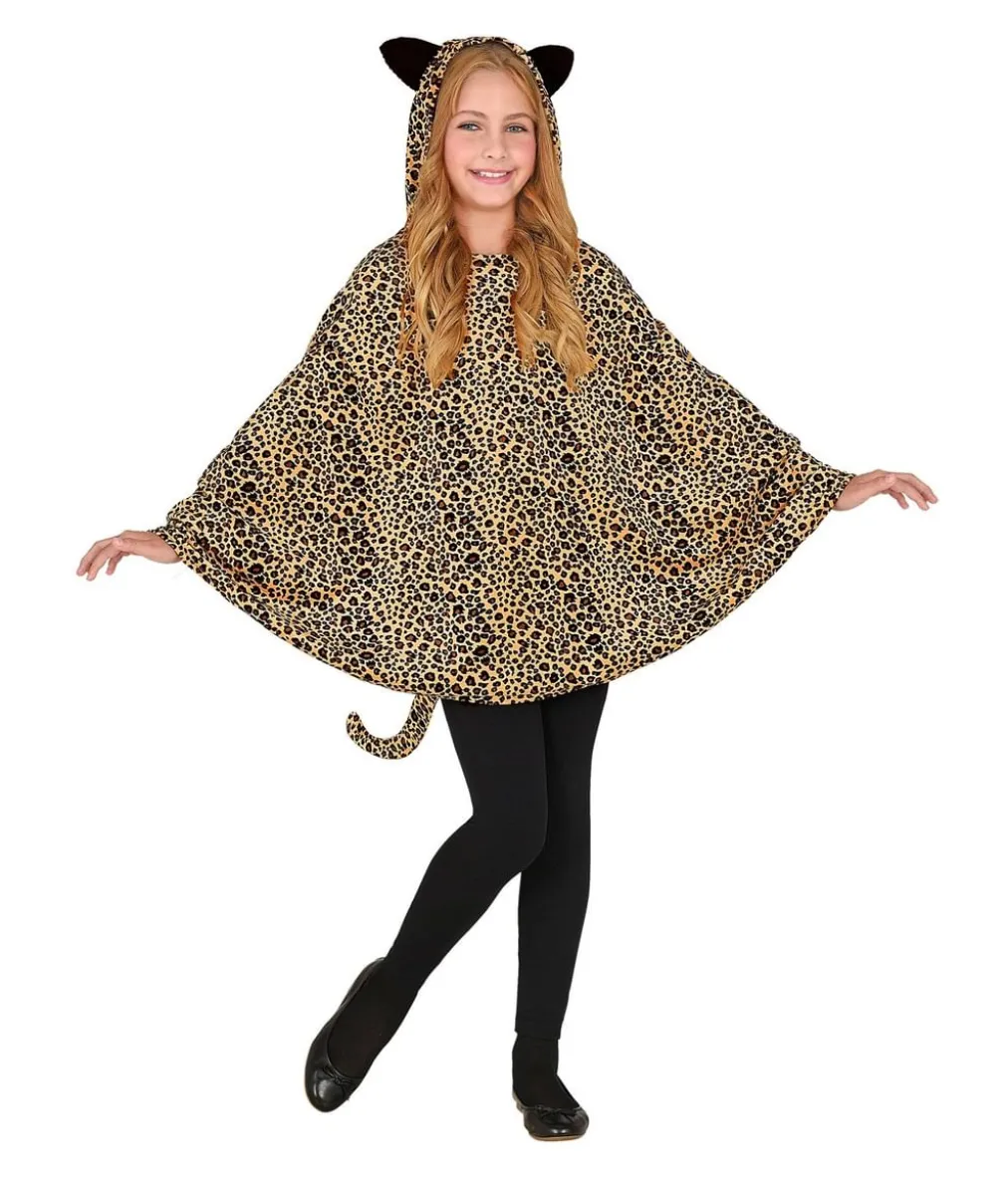 Leopard poncho