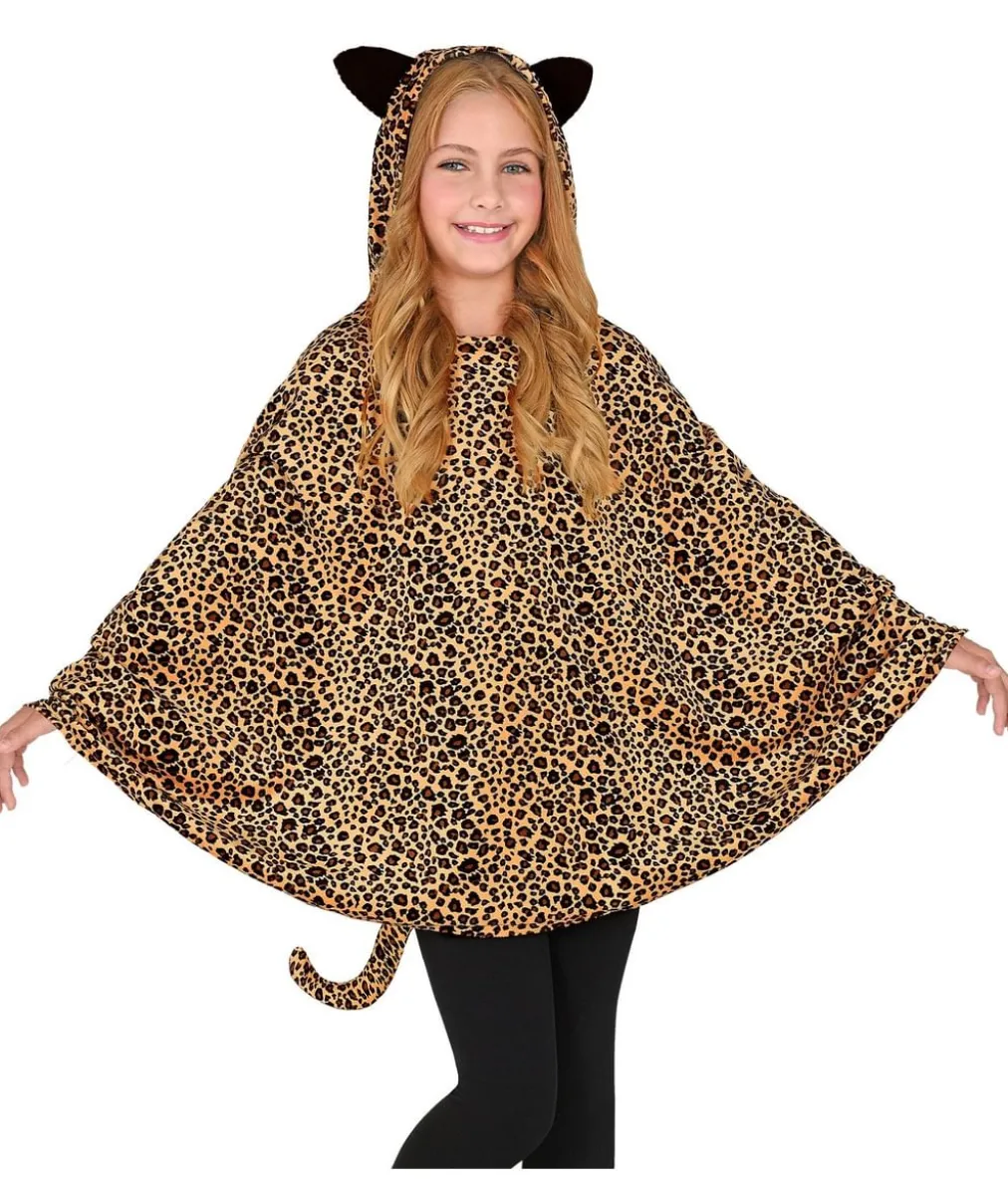 Leopard poncho
