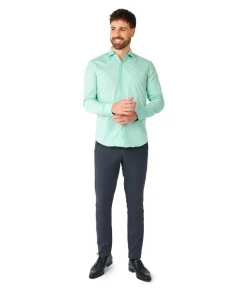 Lys mint skjorte